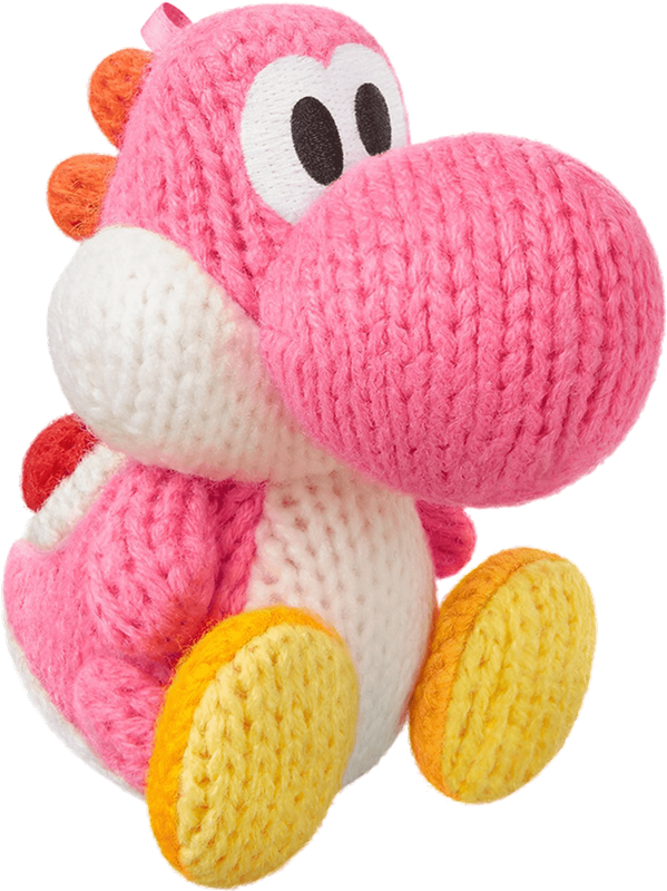 Amiibo Yarn Yoshi - Pink (New) - Nintendo 250G