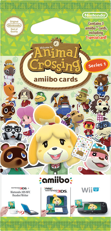 Animal Crossing: Happy Home Designer amiibo Cards Pack - Series 1 (New) - Nintendo 50G
