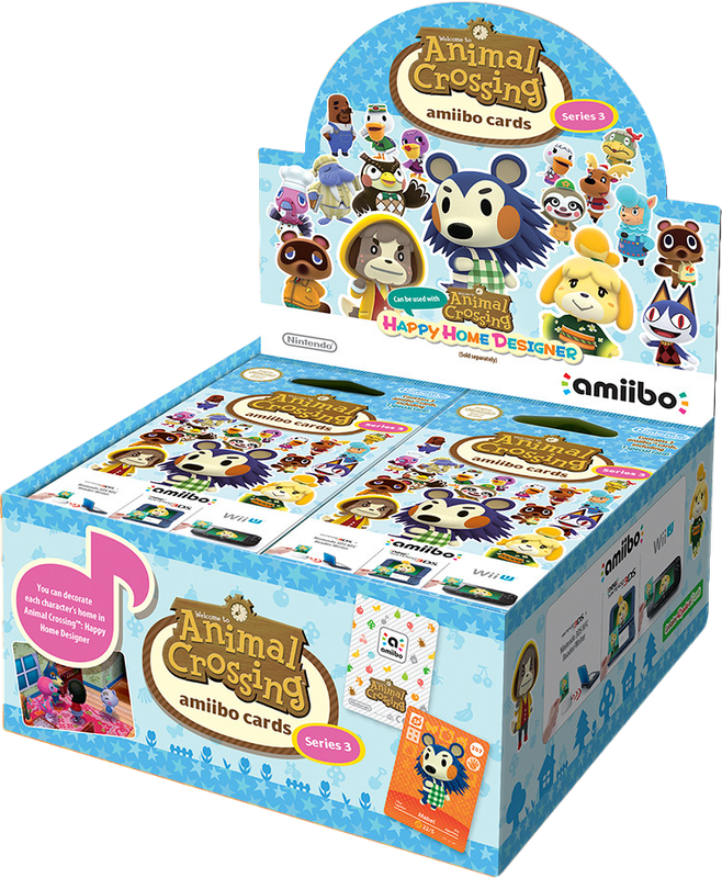 Animal Crossing: Happy Home Designer amiibo Cards Pack - Series 3 (New) - Nintendo 50G