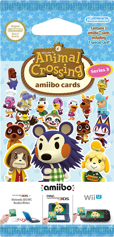 Animal Crossing: Happy Home Designer amiibo Cards Pack - Series 3 (New) - Nintendo 50G