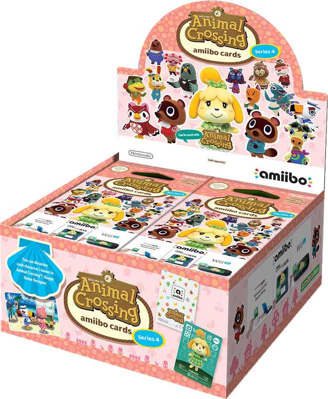 Animal Crossing: Happy Home Designer amiibo Cards Pack - Series 4 (New) - Nintendo 50G