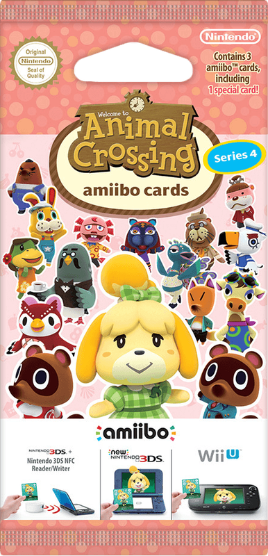 Animal Crossing: Happy Home Designer amiibo Cards Pack - Series 4 (New) - Nintendo 50G