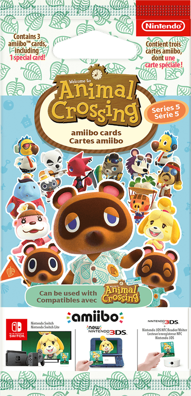 Animal Crossing: New Horizons amiibo Cards Pack - Series 5 (New) - Nintendo 50G