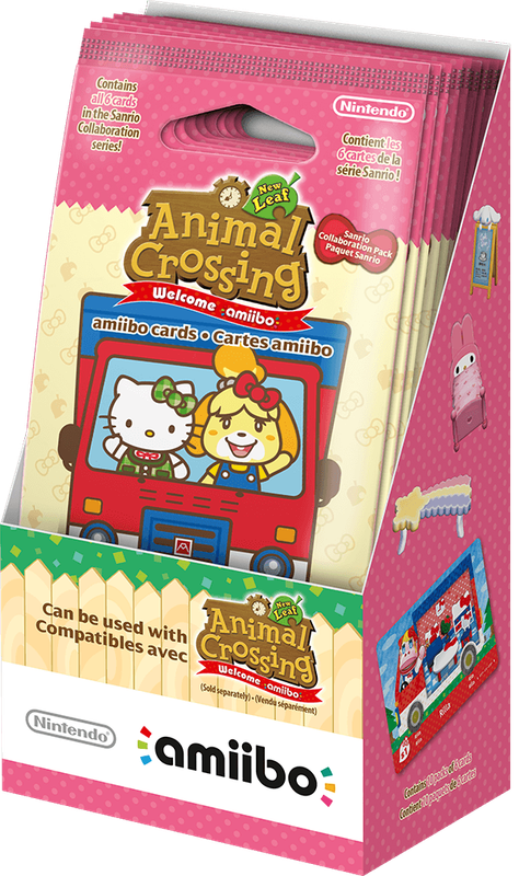 Animal Crossing: New Leaf - Sanrio Collaboration amiibo Cards Pack (New) - Nintendo 50G