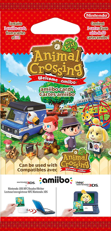 Animal Crossing: New Leaf - Welcome Amiibo Cards Pack (New) - Nintendo 50G