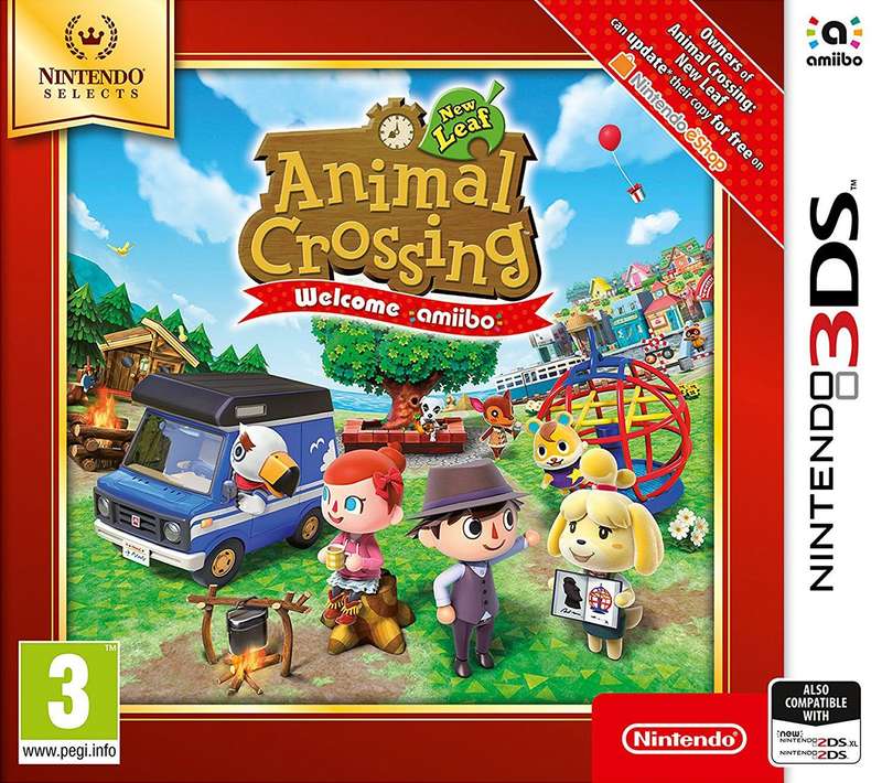 Animal Crossing: New Leaf - Welcome Amiibo - Nintendo Selects (3DS)(Pwned) - Nintendo 110G