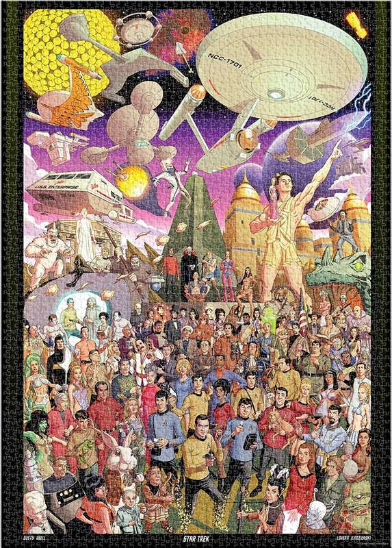 Star Trek - 50th Anniversary - 3000 Piece Puzzle (New) - Aquarius 2500G