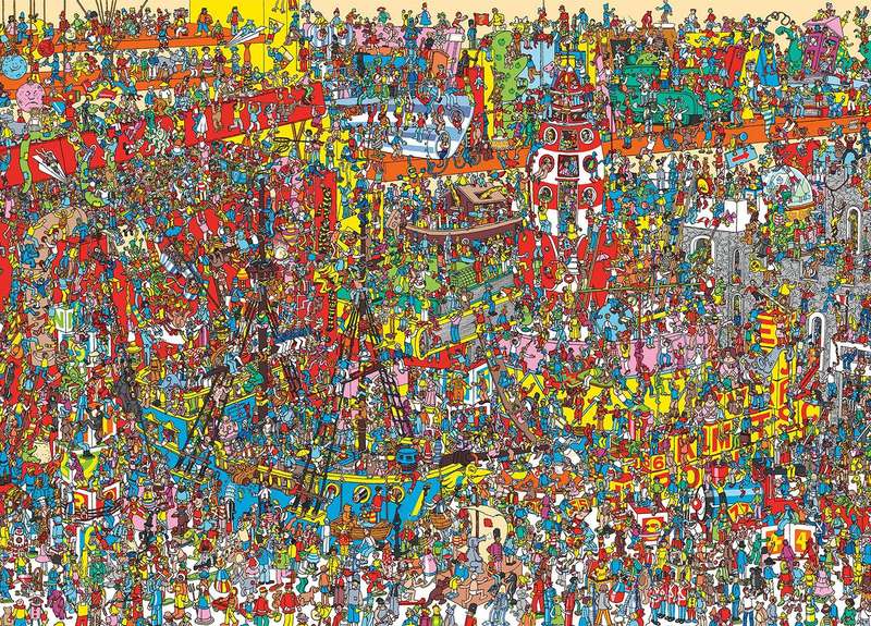 Where's Waldo? - 3000 Piece Puzzle (New) - Aquarius 2500G