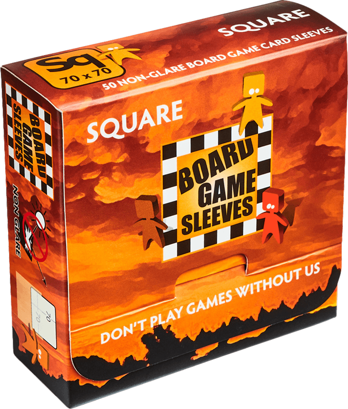 Board Game Sleeves: Square - 50 Pack (New) - Arcane Tinmen 60G
