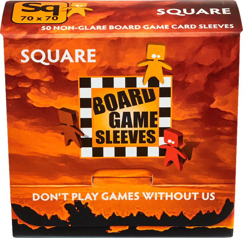 Board Game Sleeves: Square - 50 Pack (New) - Arcane Tinmen 60G