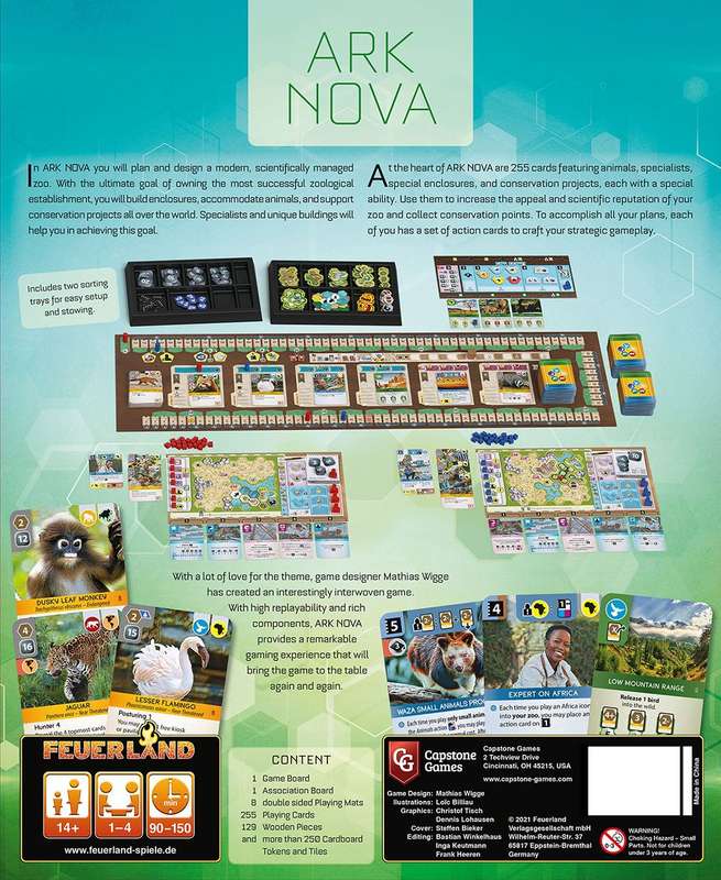 Ark Nova (New) - Capstone Games 2000G