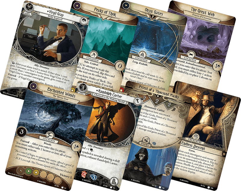 Arkham Horror - The Card Game: The Dream-Eaters Expansion (New) - Fantasy Flight Games 500G
