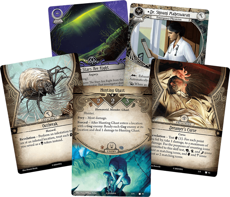 Arkham Horror - The Card Game: The Dream-Eaters Expansion (New) - Fantasy Flight Games 500G