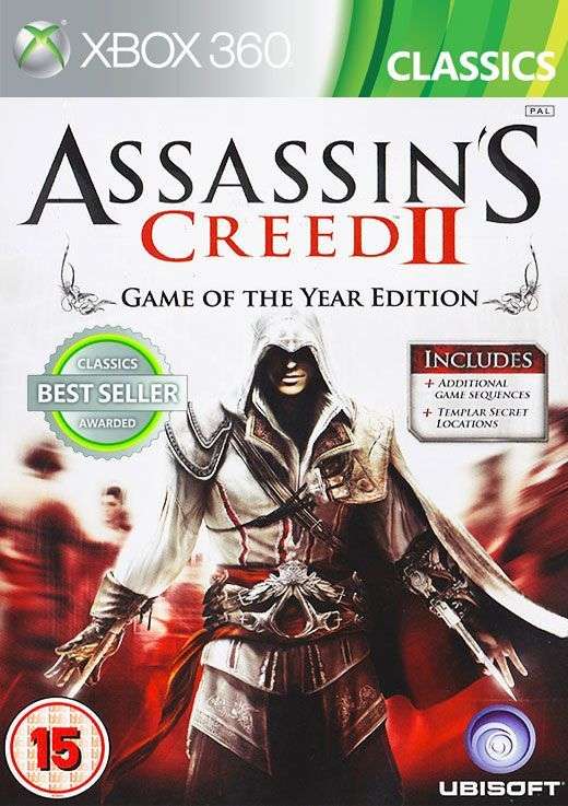 Assassin's Creed II: Game of the Year Edition - Classics (Xbox 360)(Pwned) - Ubisoft 130G