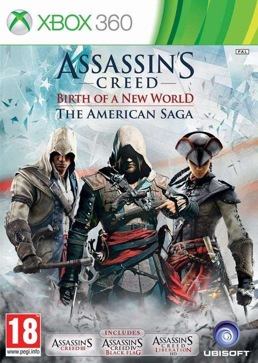 Assassin's Creed: Birth of a New World - The American Saga (Xbox 360)(New) - Ubisoft 130G