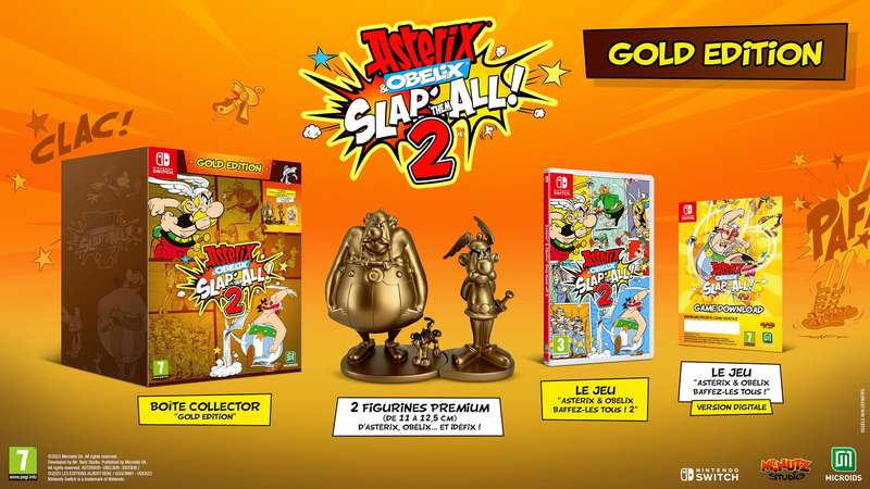 Asterix & Obelix: Slap Them All! 2 - Gold Edition (NS / Switch)(New) - Microids 1800G