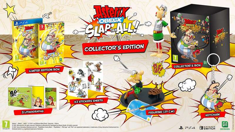 Asterix & Obelix: Slap Them All - Collector's Edition (PS4)(New) - Microids 2500G