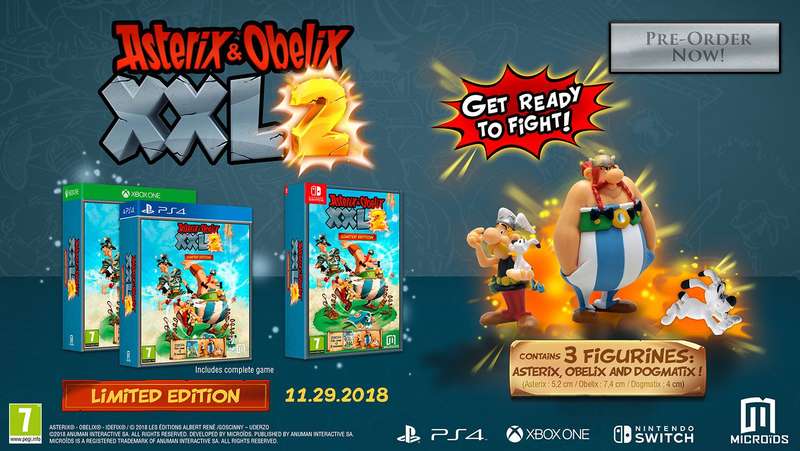 Asterix & Obelix XXL 2 - Limited Edition (NS / Switch)(New) - Microids 800G