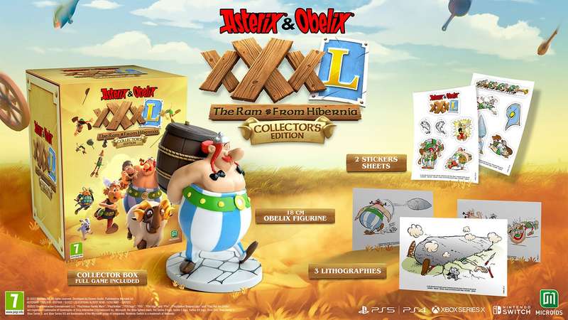 Asterix & Obelix XXXL: The Ram from Hibernia - Collector's Edition (NS / Switch)(New) - Microids