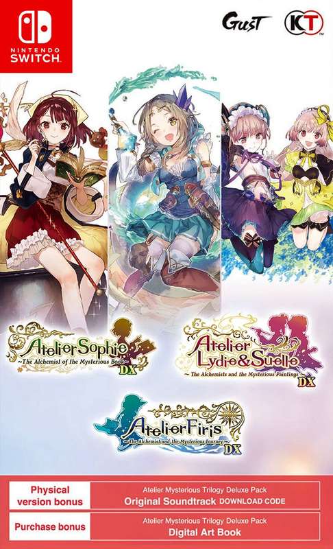 Atelier Mysterious Trilogy - Deluxe Pack (NTSC/J)(NS / Switch)(New) - Tecmo Koei 100G