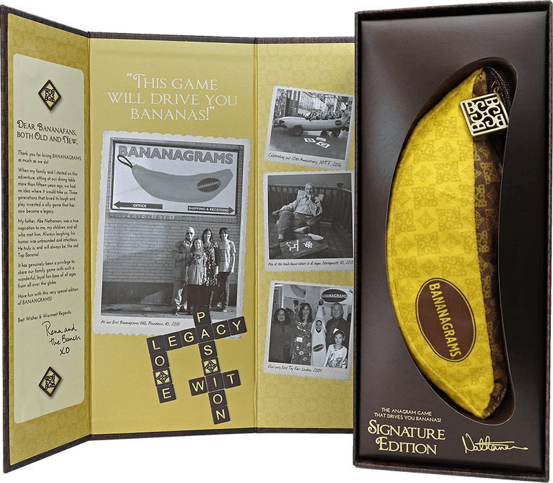 Bananagrams - Signature Edition (New) - Bananagrams 750G
