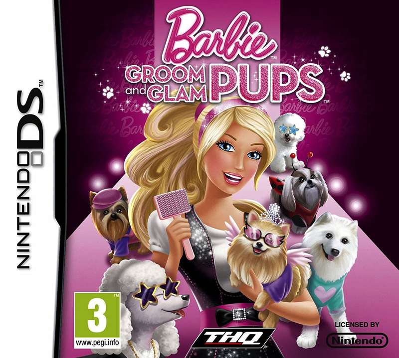 Barbie: Groom and Glam Pups (NDS)(Pwned) - THQ 110G