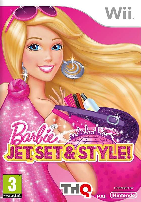 Barbie: Jet, Set & Style! (Wii)(Pwned) - THQ 130G