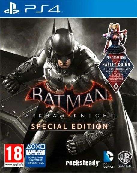 Batman: Arkham Knight - Special Edition (PS4)(Pwned) - Warner Bros. Interactive Entertainment 200G