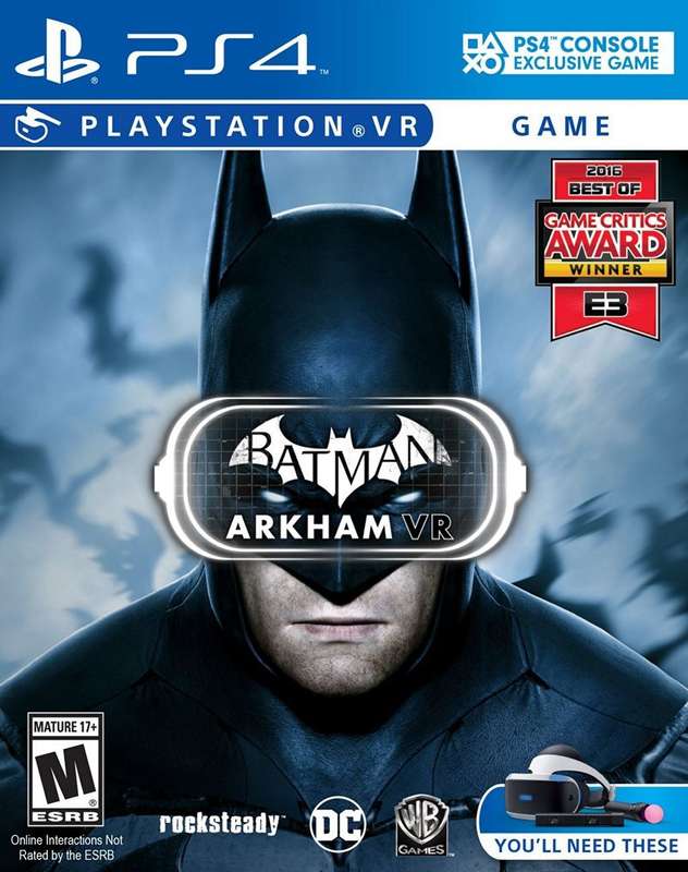 Batman Arkham VR (VR)(PS4)(New) - Warner Bros. Interactive Entertainment 90G