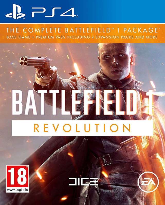 Battlefield 1: Revolution (PS4)(New) - Electronic Arts / EA Games 90G
