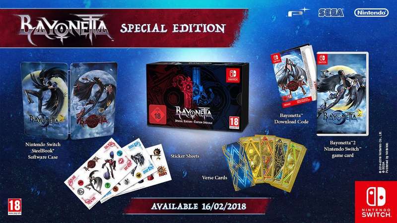 Bayonetta 1 + 2 - Special Edition (NS / Switch)(New) - Nintendo 1200G
