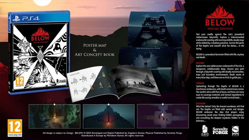 Below - Special Edition (PS4)(New) - Meridiem Games 90G
