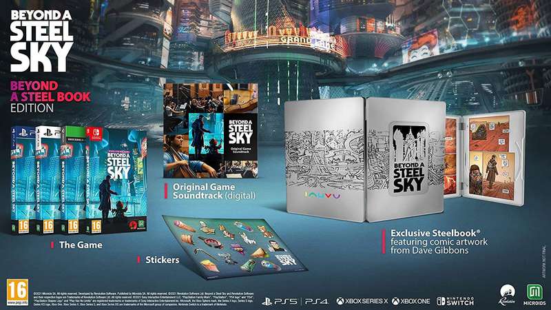 Beyond A Steel Sky - Steelbook Edition (PS4)(New) - Microids 200G