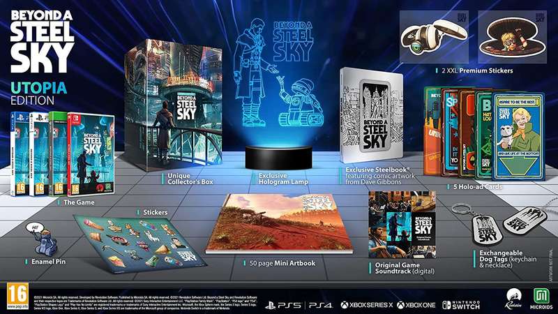 Beyond A Steel Sky - Utopia Edition (PS4)(New) - Microids 3500G