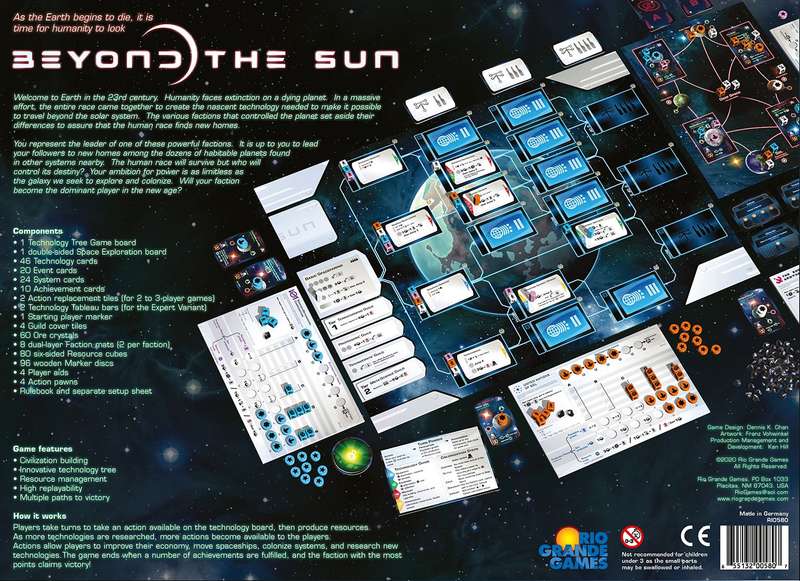 Beyond the Sun (New) - Rio Grande Games 3500G