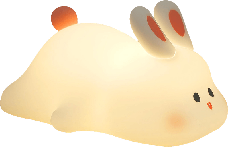 Big Face Rabbit Squishy Night Light (New) - Various 350G