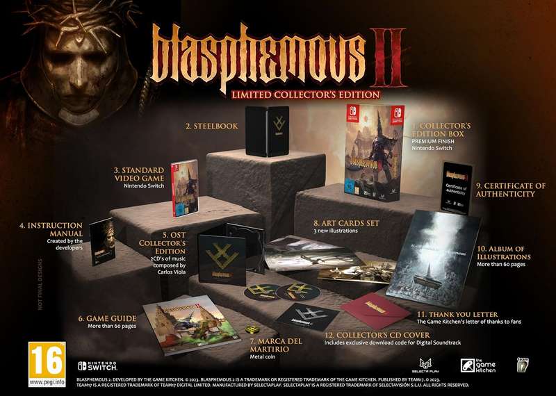 Blasphemous II - Limited Collector's Edition (NS / Switch)(New) - Team17 Digital Limited 2500G
