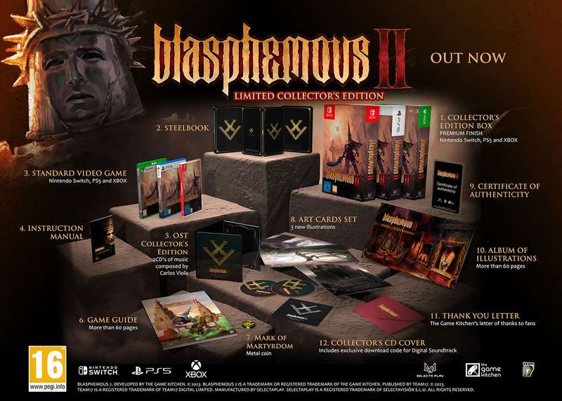 Blasphemous II - Limited Collector's Edition (PS5)(New) - Team17 Digital Limited 2500G