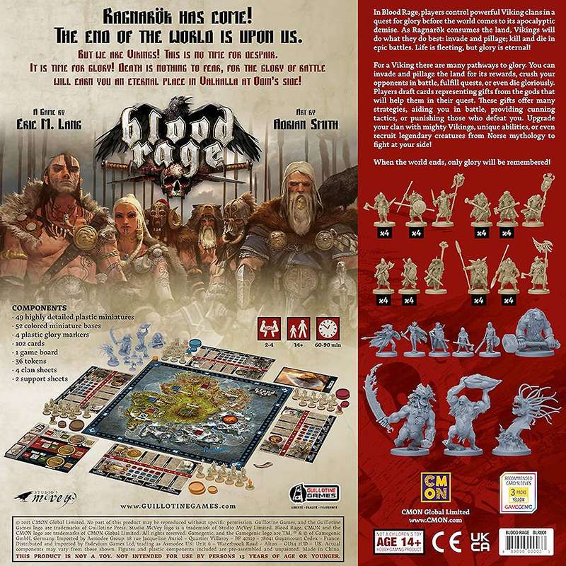 Blood Rage (New) - CMON 3000G