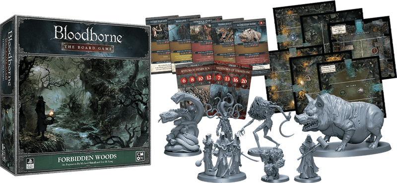 Bloodborne: Forbidden Woods Expansion - The Board Game (New) - CMON 2500G