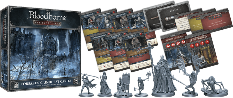 Bloodborne: Forsaken Cainhurst Castle Expansion - The Board Game (New) - CMON 2500G