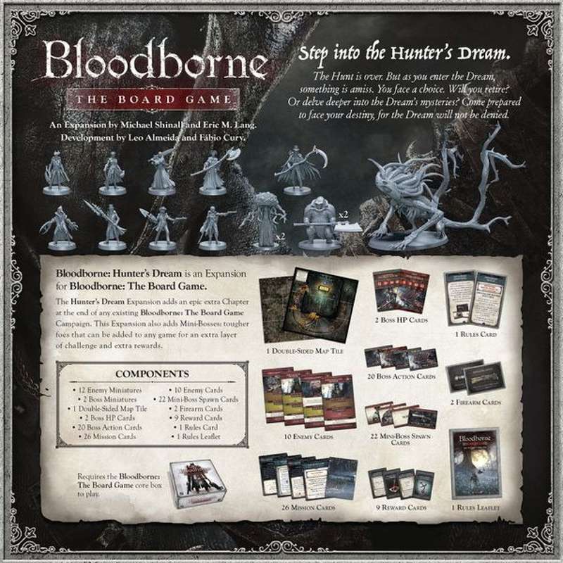 Bloodborne: Hunter's Dream Expansion - The Board Game (New) - CMON 1000G