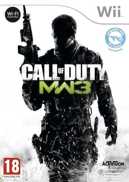 Call of Duty: Modern Warfare 3 (Wii)(New) - Activision 130G
