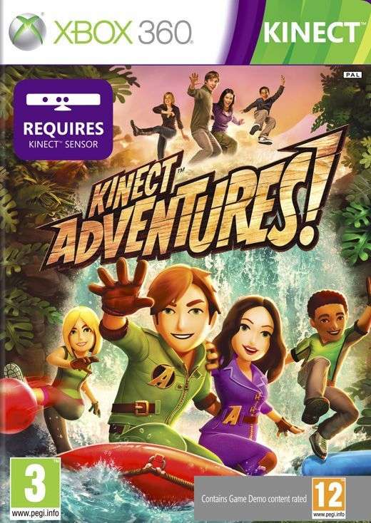 Kinect Adventures! (Sleeved)(Xbox 360)(Pwned) - Microsoft Game Studios 130G