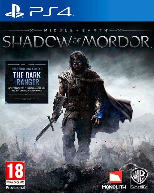 Middle-Earth: Shadow of Mordor (PS4)(Pwned) - Warner Bros. Interactive Entertainment 90G
