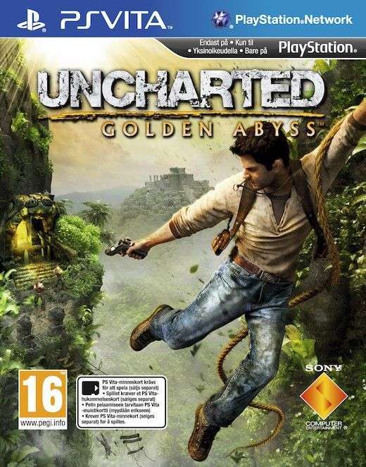 Uncharted: Golden Abyss (PS Vita)(Pwned) - Sony (SIE / SCE) 60G