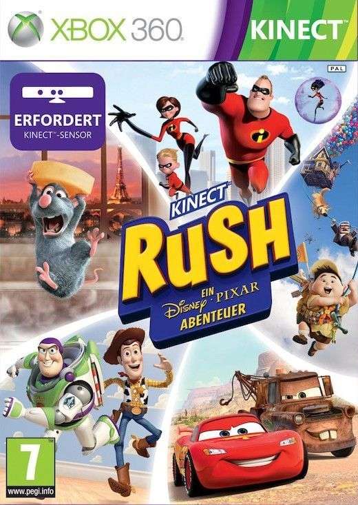 Kinect Rush: A Disney Pixar Adventure (Xbox 360)(Pwned) - Microsoft / Xbox Game Studios 130G