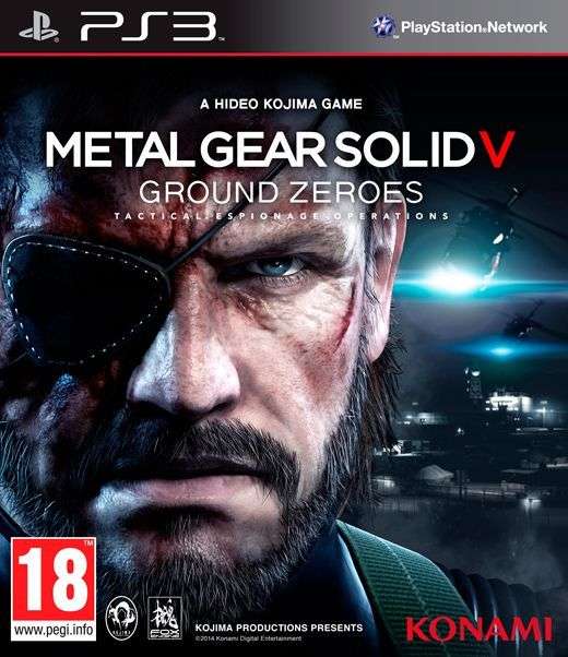 Metal Gear Solid V: Ground Zeroes (PS3)(Pwned) - Konami 120G