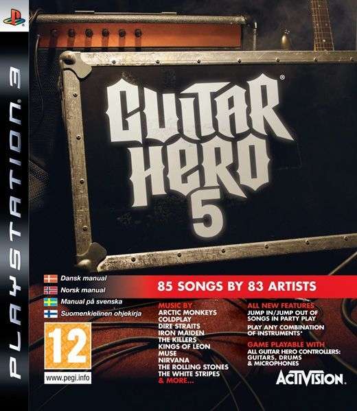 Guitar Hero 5 (PS3)(Pwned) - Activision 120G