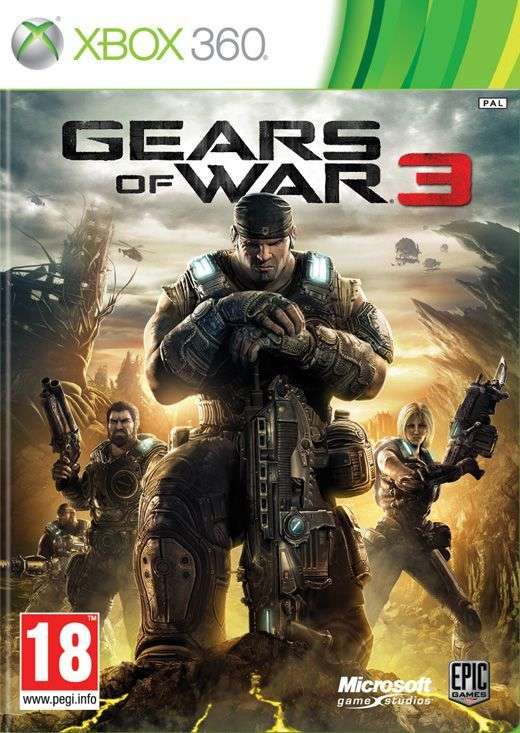 Gears of War 3 (Xbox 360)(Pwned) - Microsoft / Xbox Game Studios 130G
